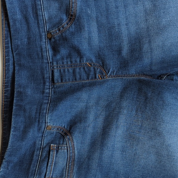 Kim Rogers Tummy Control Distressed High Rise Jeans 8 Average Blue - Picture 9 of 13